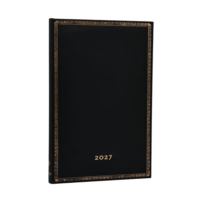 12-Monatskalender 2027 Black Edition Maxi Vertikal - 