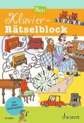Cover-Bild zum Titel 'Mein Klavier-Rätselblock' von 'Anna Schieren'