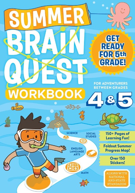 Summer Brain Quest: Between Grades 4 & 5 - Bridget Heos, Claire Piddock, Workman Publishing