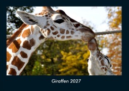 Cover-Bild zum Titel 'Giraffen 2027 Fotokalender DIN A4' von 'Tobias Schmitt, Kevin Heber'