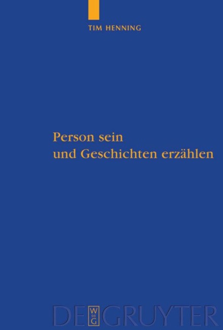 Person sein und Geschichten erzählen - Tim Henning