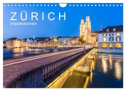 Cover-Bild zum Titel 'Z Ü R I C H Impressionen (Wandkalender 2026 DIN A4 quer), CALVENDO Monatskalender' von 'Werner Dieterich'