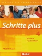 Cover-Bild zum Titel 'Schritte plus 4. Kursbuch + Arbeitsbuch' von 'Silke Hilpert, Franz Specht, Andreas Tomaszewski, Dörte Weers, Monika Reimann'