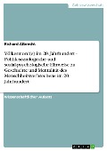 Cover-Bild zum Titel 'Völkermord(e) im 20. Jahrhundert -  Politik-soziologische und sozial-psychologische Hinweise zu Geschichte und  Mentalität des Menschheitsverbrechens im 20. Jahrhundert' von 'Richard Albrecht'