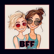 Cover-Bild zum Titel 'BFF- Für meine beste Freundin' von 'BFF Geschenkbücher'