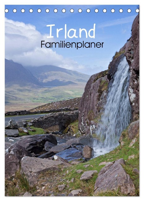 Irland Familienplaner (Tischkalender 2025 DIN A5 hoch), CALVENDO Monatskalender - Andrea Potratz