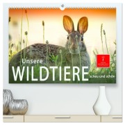 Unsere Wildtiere - scheu und schön (hochwertiger Premium Wandkalender 2026 DIN A2 quer), Kunstdruck in Hochglanz - Peter Roder