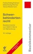 Cover-Bild zum Titel 'Schwerbehindertenrecht' von 'Werner Feldes, Hannah Tatzky, Bernd Westermann, Bettina Krämer, Helen Ördög'
