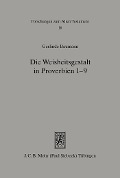 Cover-Bild zum Titel 'Die Weisheitsgestalt in Proverbien 1-9' von 'Gerlinde Baumann'