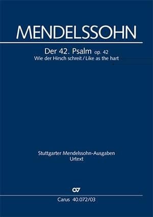 Wie der Hirsch schreit / Like as the hart - Felix Mendelssohn Bartholdy