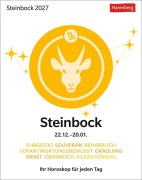 Cover-Bild zum Titel 'Steinbock Sternzeichenkalender 2027 - Tagesabreißkalender - Ihr Horoskop für jeden Tag' von 'Robert Satorius'