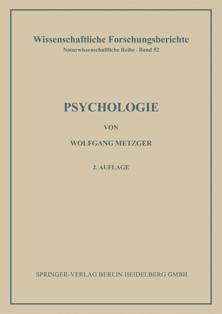 Psychologie - Philip G. Zimbardo, Wolfgang Metzger