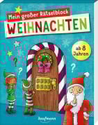 Cover-Bild zum Titel 'Mein großer Rätselblock Weihnachten' von 'Kristin Lückel'