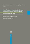 Cover-Bild zum Titel 'Das "Problem einer Veränderung der Gesellschaft"' von ''