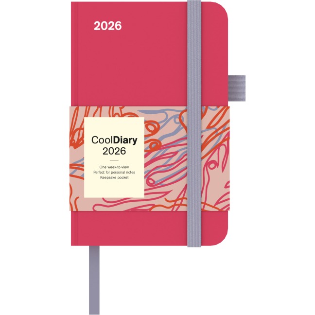 Sunset Coral 2026 - Diary - Buchkalender - Taschenkalender - 9x14 - 