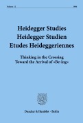 Cover-Bild zum Titel 'Heidegger Studies / Heidegger Studien / Etudes Heideggeriennes.' von ''
