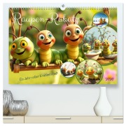 Cover-Bild zum Titel 'Raupen-Rabatz - Ein Jahr voller Krabbelspaß (hochwertiger Premium Wandkalender 2026 DIN A2 quer), Kunstdruck in Hochglanz' von 'Martina Marten'