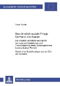 Cover-Bild zum Titel 'Das christlich-soziale Prinzip bei Franz von Baader' von 'Erwin Hinder'