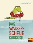 Cover-Bild zum Titel 'Das wasserscheue Krokodil' von 'Gemma Merino'