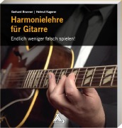 Cover-Bild zum Titel 'Harmonielehre für Gitarre' von 'Gerhard Brunner, Helmut Kagerer'