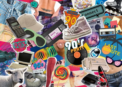 Erwachsenenpuzzle 1000 Teile - Die 90er Jahre - 