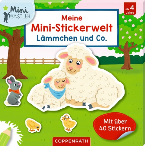 Meine Mini-Stickerwelt - Lämmchen und Co. - 