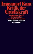 Kritik der Urteilskraft - Immanuel Kant