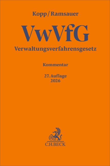 Verwaltungsverfahrensgesetz. VwVfG - 