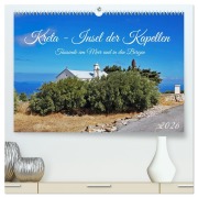 Cover-Bild zum Titel 'Kreta - Insel der Kapellen (hochwertiger Premium Wandkalender 2026 DIN A2 quer), Kunstdruck in Hochglanz' von 'Claudia Kleemann'
