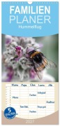 Cover-Bild zum Titel 'Familienplaner 2027 - Hummelflug mit 5 Spalten (Wandkalender, 21 x 45 cm) CALVENDO' von 'Klaudia Kretschmann'
