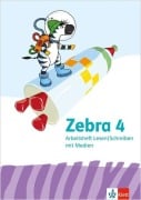 Cover-Bild zum Titel 'Zebra 4. Arbeitsheft Lesen/Schreiben mit Medien Klasse 4' von ''