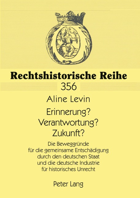 Erinnerung? Verantwortung? Zukunft? - Aline Levin