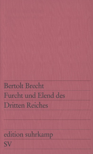 Furcht und Elend des Dritten Reiches - Bertolt Brecht