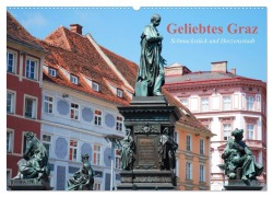Cover-Bild zum Titel 'Geliebtes Graz. Schmuckstück und Herzensstadt (Wandkalender 2026 DIN A2 quer), CALVENDO Monatskalender' von 'Elisabeth Stanzer'