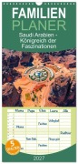 Cover-Bild zum Titel 'Familienplaner 2027 - Saudi Arabien - Königreich der Faszinationen mit 5 Spalten (Wandkalender, 21 x 45 cm) CALVENDO' von 'Sonja Schlichter'