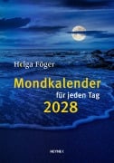 Cover-Bild zum Titel 'Mondkalender für jeden Tag 2028' von 'Helga Föger'