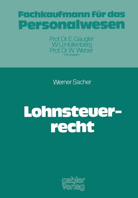 Lohnsteuerrecht - Werner Sacher