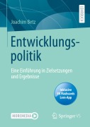 Cover-Bild zum Titel 'Entwicklungspolitik' von 'Joachim Betz'