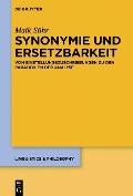Cover-Bild zum Titel 'Synonymie und Ersetzbarkeit' von 'Maik Sühr'
