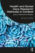 Cover-Bild zum Titel 'Health and Social Care Research Methods in Context' von ''