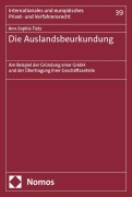 Cover-Bild zum Titel 'Die Auslandsbeurkundung' von 'Ann-Sophie Tietz'