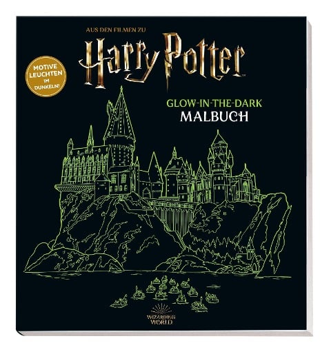 Aus den Filmen zu Harry Potter: Glow-in-the-Dark Malbuch - 