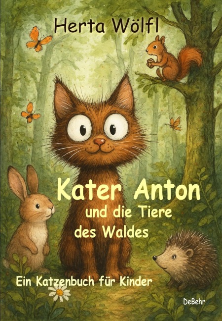 Kater Anton und die Tiere des Waldes - Ein Katzenbuch für Kinder - Herta Wölfl