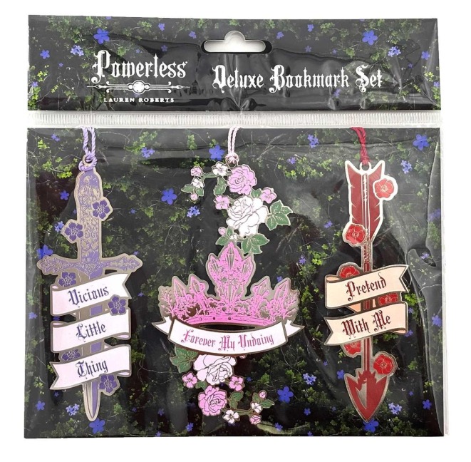 Lauren Roberts: Powerless Trilogy Deluxe Bookmark Set (Set of 3) - Insight Editions