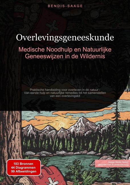 Overlevingsgeneeskunde: Medische Noodhulp en Natuurlijke Geneeswijzen in de Wildernis - Bendis A. I. Saage - Nederlands