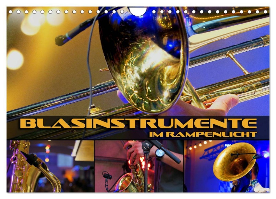 Blasinstrumente im Rampenlicht (Wandkalender 2026 DIN A4 quer), CALVENDO Monatskalender - Renate Bleicher