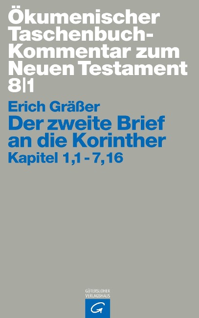 Der zweite Brief an die Korinther - Erich Gräßer