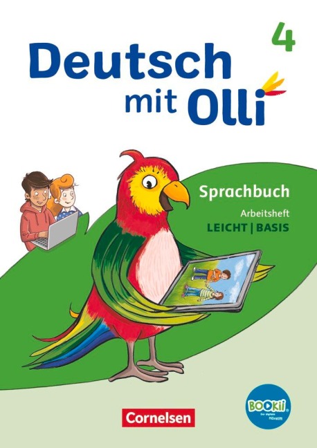 Deutsch mit Olli Sprache 2-4 4. Schuljahr. Arbeitsheft Leicht / Basis -  Mit BOOKii-Funktion und Testheft - 