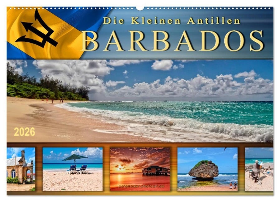 Die kleinen Antillen - Barbados (Wandkalender 2026 DIN A2 quer), CALVENDO Monatskalender - Peter Roder