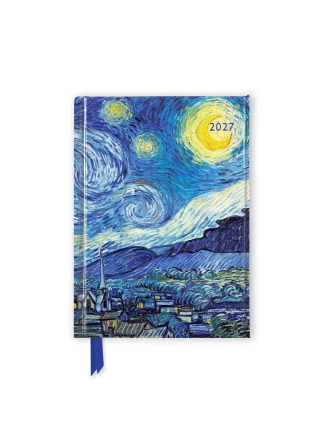 Vincent van Gogh - Sternennacht - Taschenkalender 2027 - Tree Flame